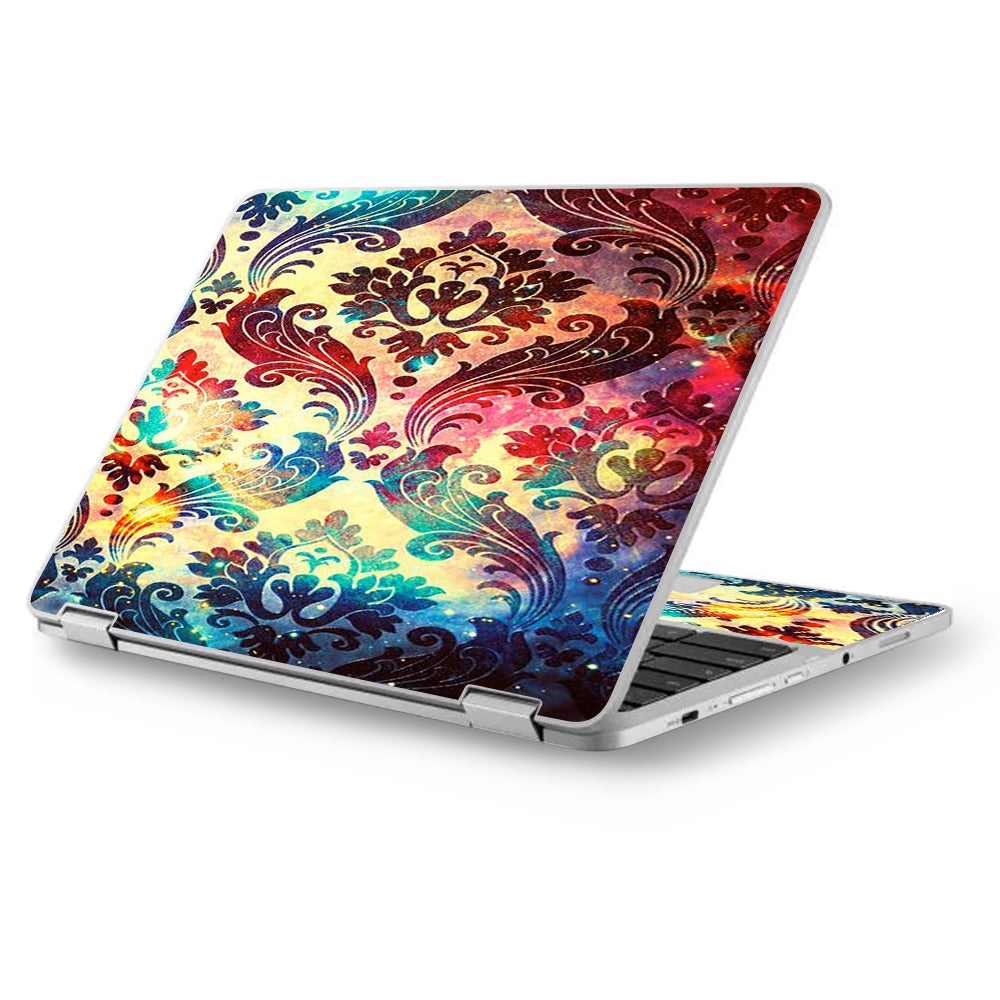  Galaxy Paisley Antique Asus Chromebook Flip 12.5" Skin