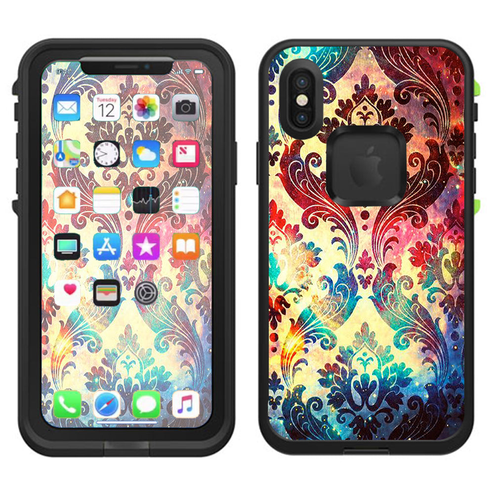  Galaxy Paisley Antique Lifeproof Fre Case iPhone X Skin