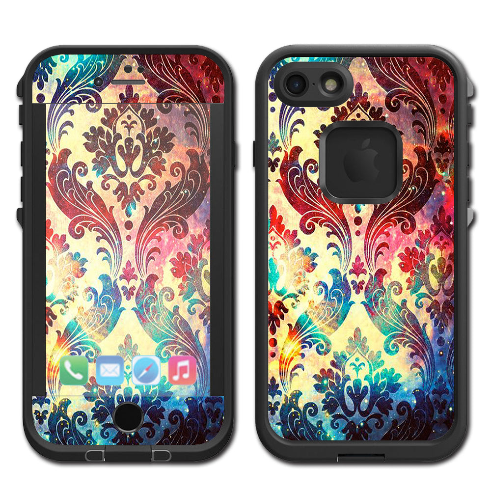  Galaxy Paisley Antique Lifeproof Fre iPhone 7 or iPhone 8 Skin