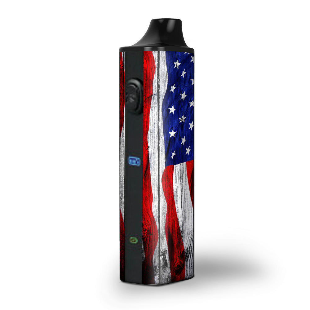  American Flag On Wood Pulsar APX Skin