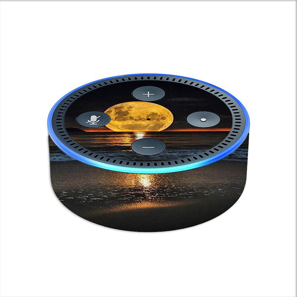 Full Moon And Sea Amazon Echo Dot 2nd Gen Skin