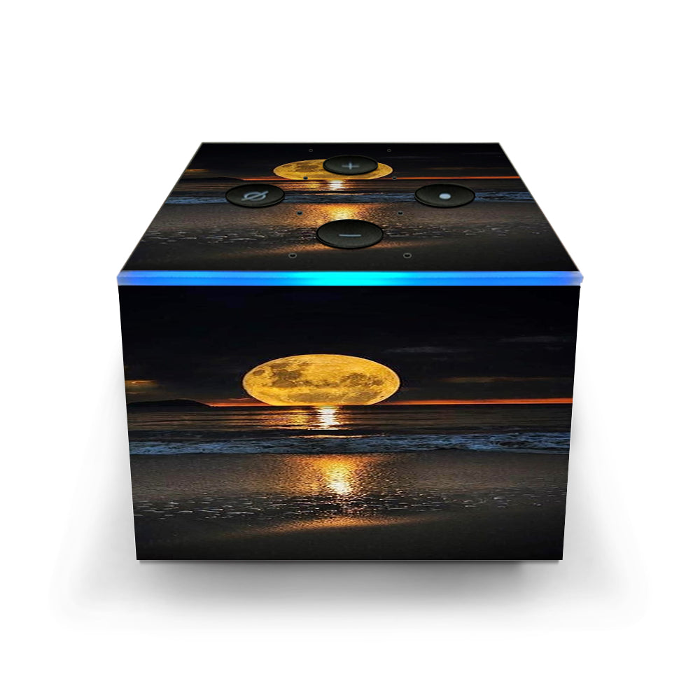  Full Moon And Sea Amazon Fire TV Cube Skin