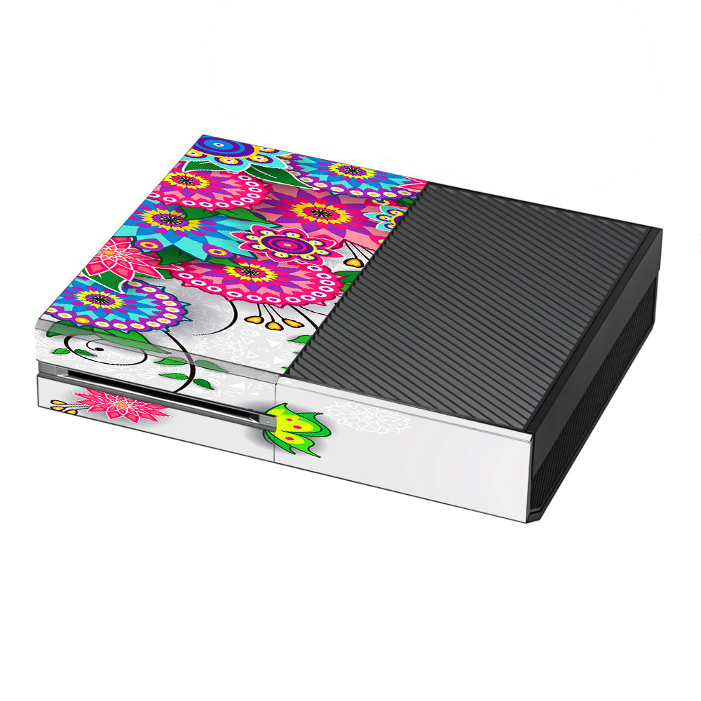  Flowers Colorful Design Microsoft Xbox One Skin