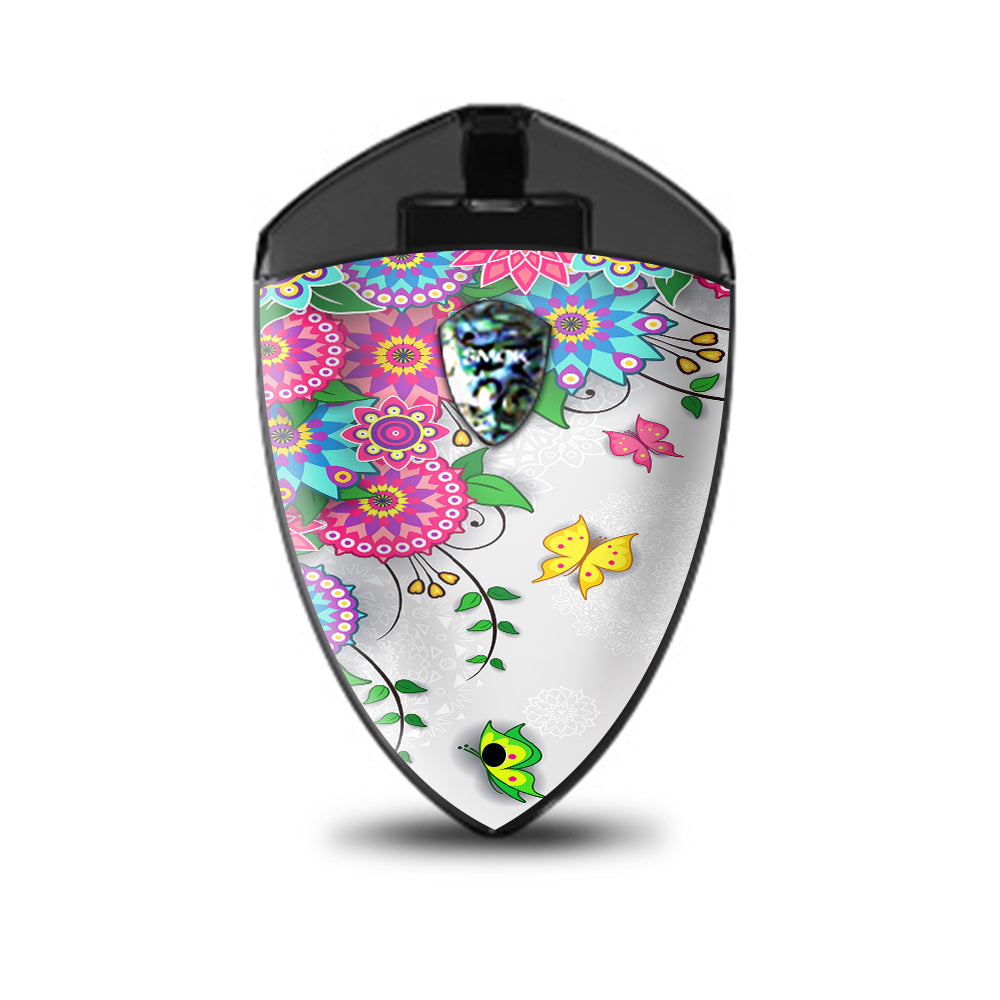  Flowers Colorful Design Smok Rolo Badge Skin