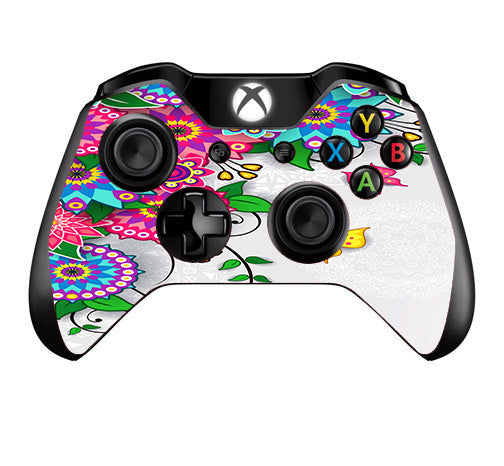  Flowers Colorful Design Microsoft Xbox One Controller Skin