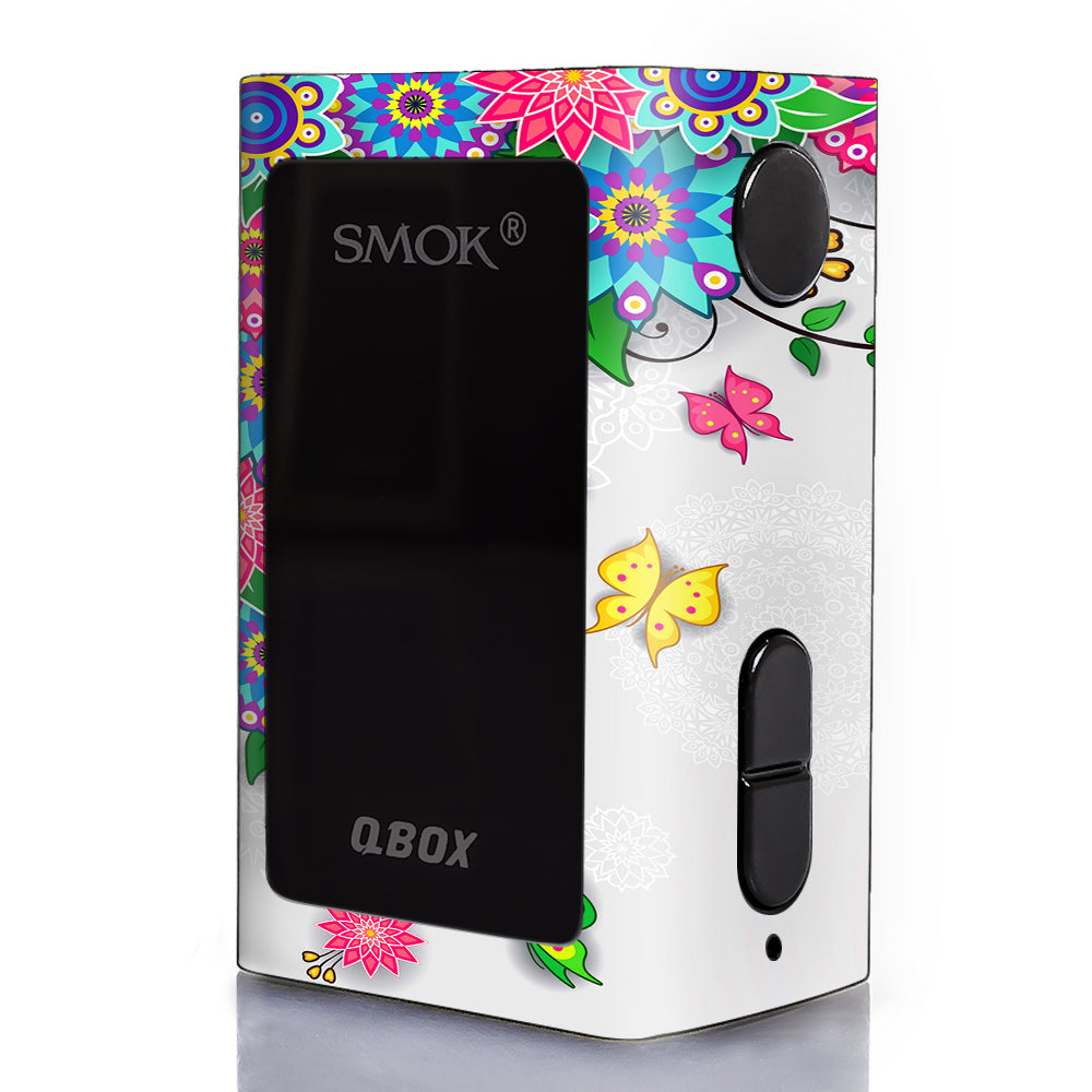  Flowers Colorful Design Smok Q-Box Skin
