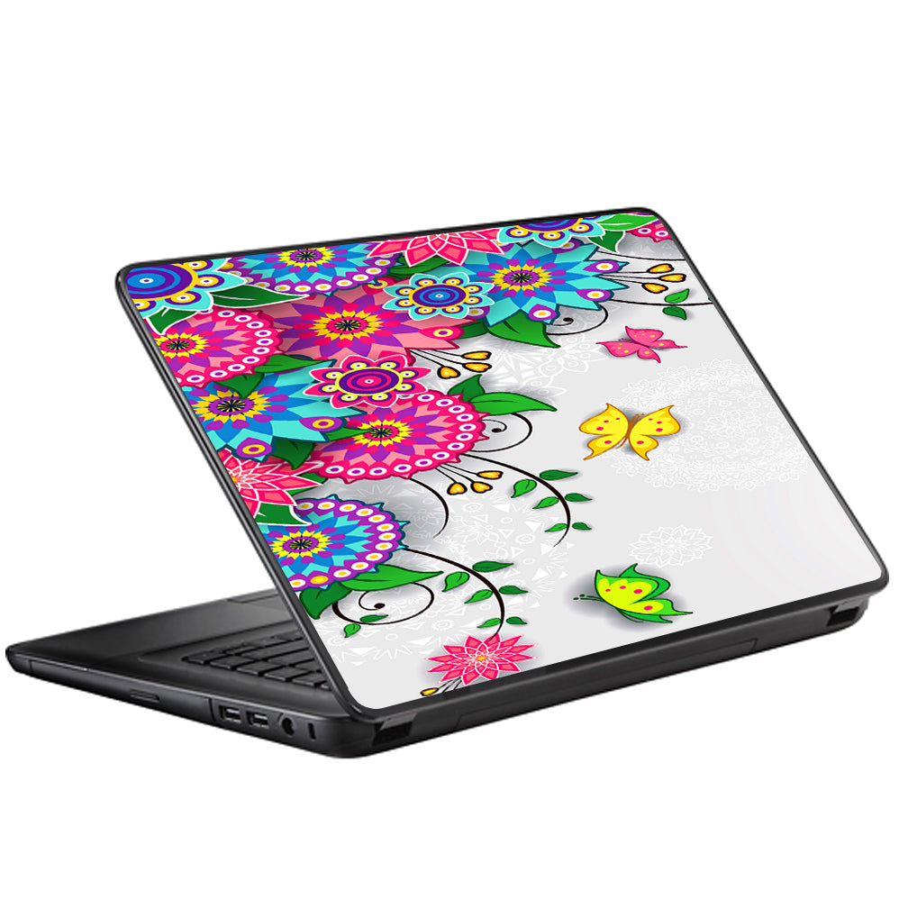  Flowers Colorful Design Universal 13 to 16 inch wide laptop Skin