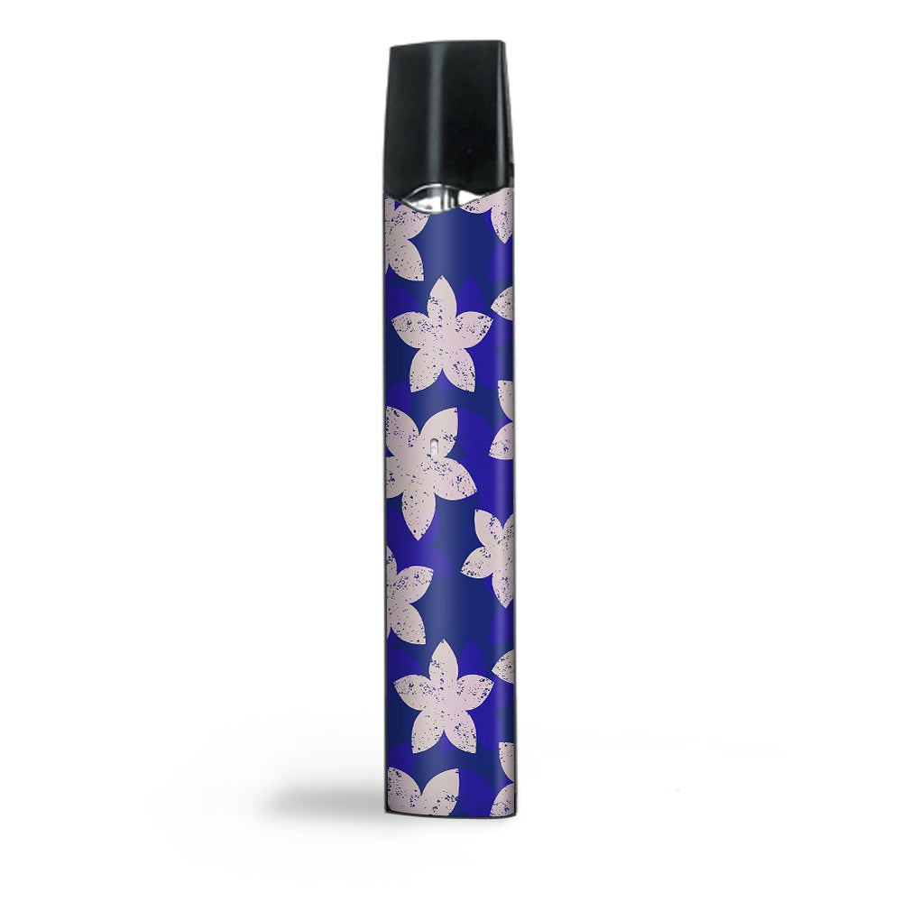  Flowered Blue Smok Infinix Ultra Portable Skin