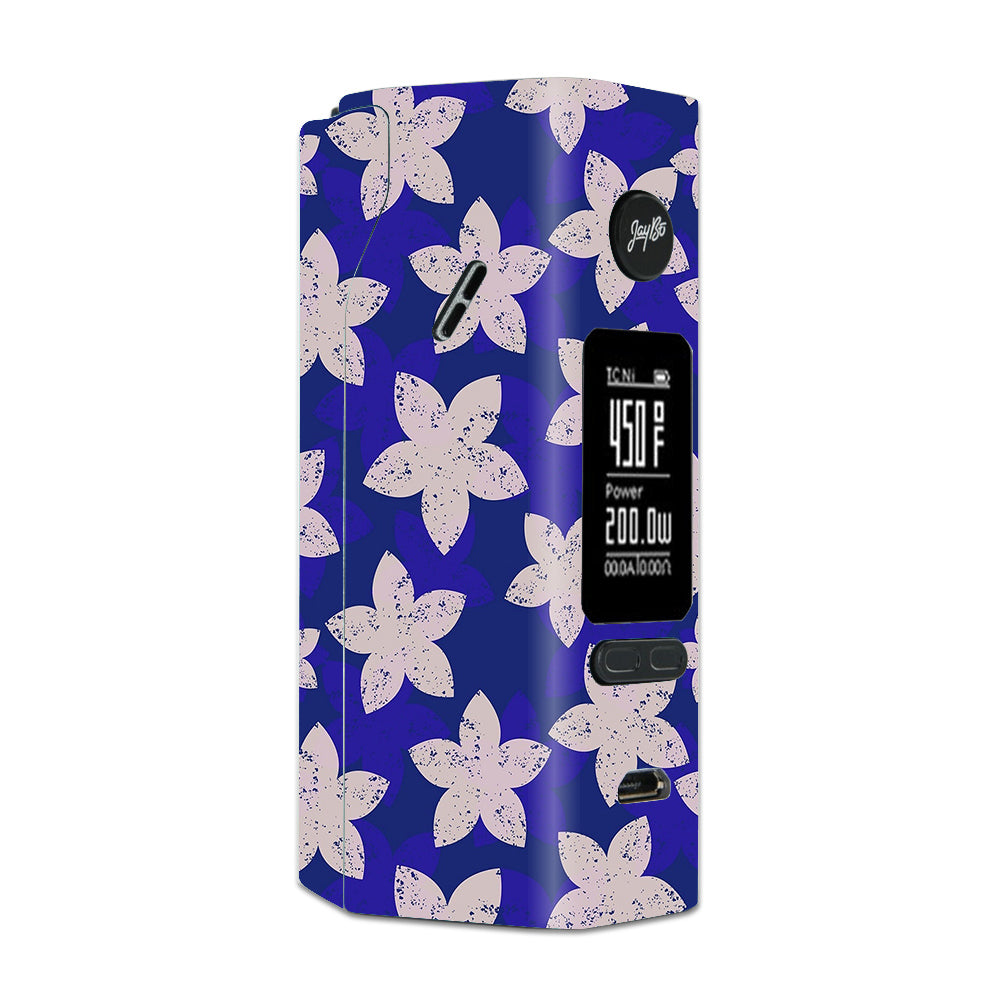  Flowered Blue Wismec Reuleaux RX 2/3 combo kit Skin