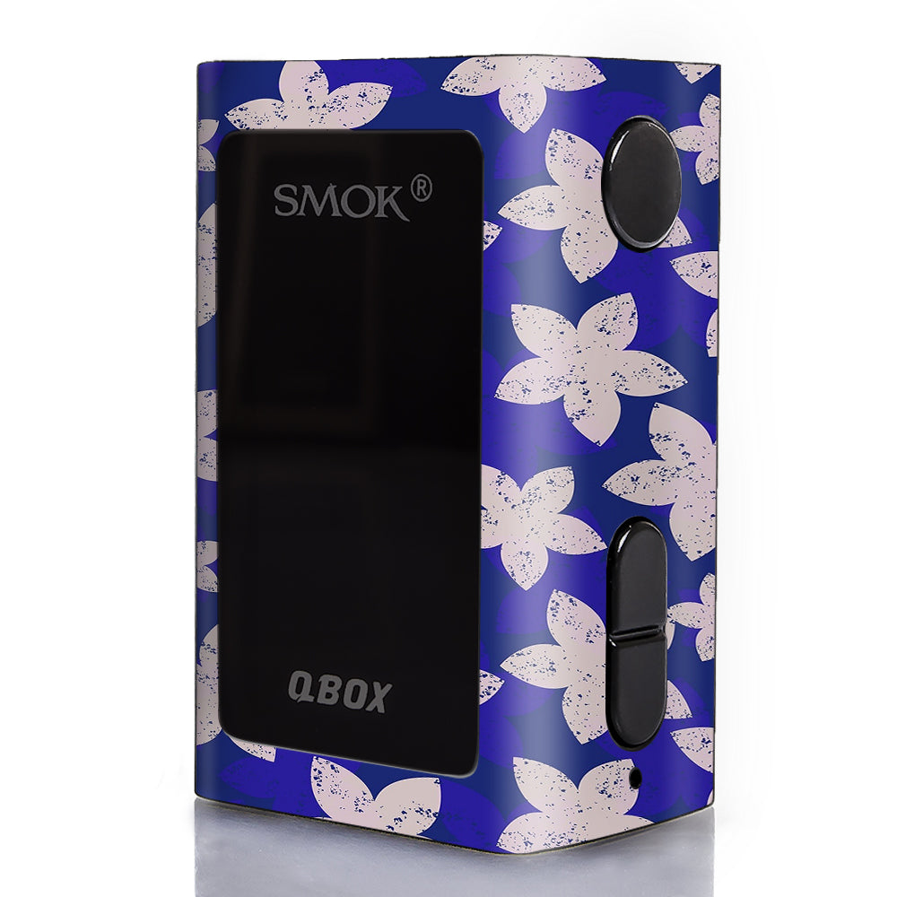  Flowered Blue Smok Q-Box Skin