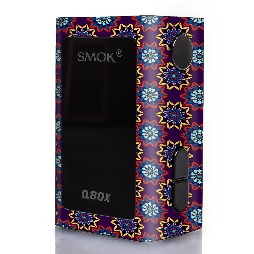  Flower Burst Pattern Smok Q-Box Skin