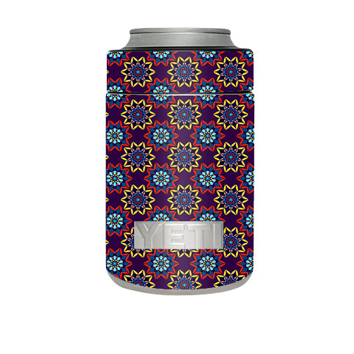  Flower Burst Pattern Yeti Rambler Colster Skin