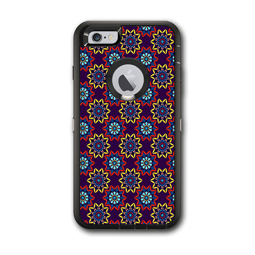  Flower Burst Pattern Otterbox Defender iPhone 6 PLUS Skin