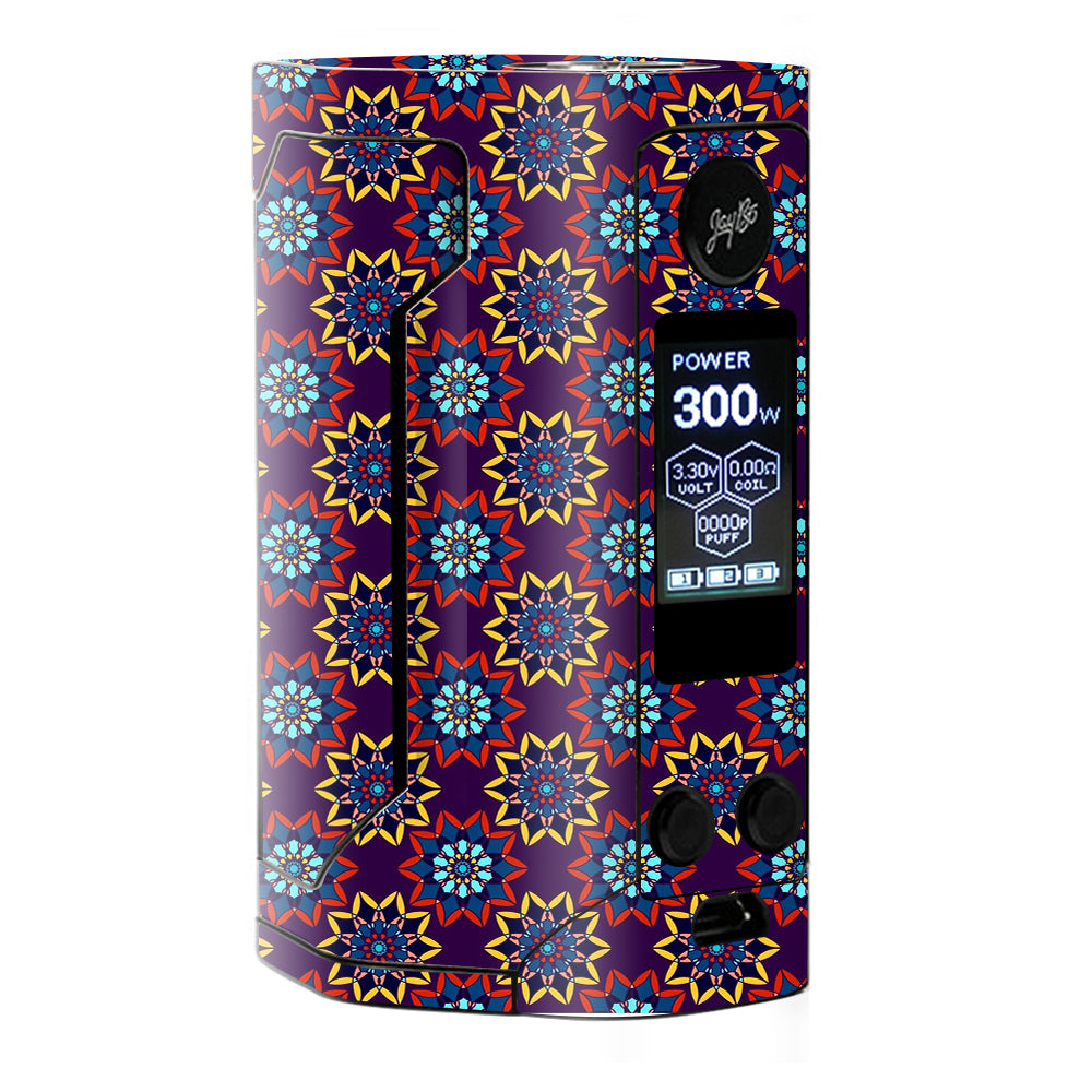  Flower Burst Pattern Wismec RX Gen 3 Skin