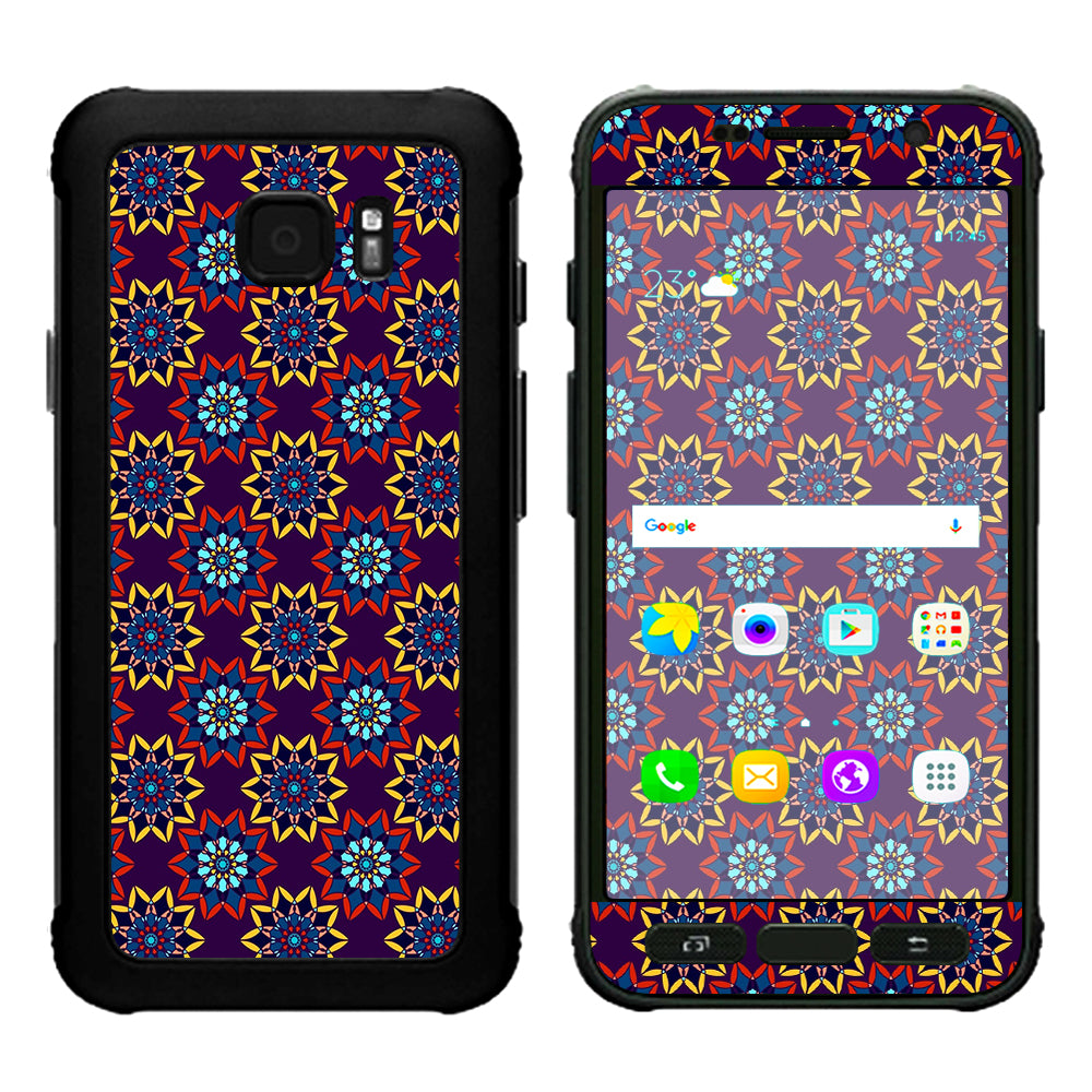  Flower Burst Pattern Samsung Galaxy S7 Active Skin