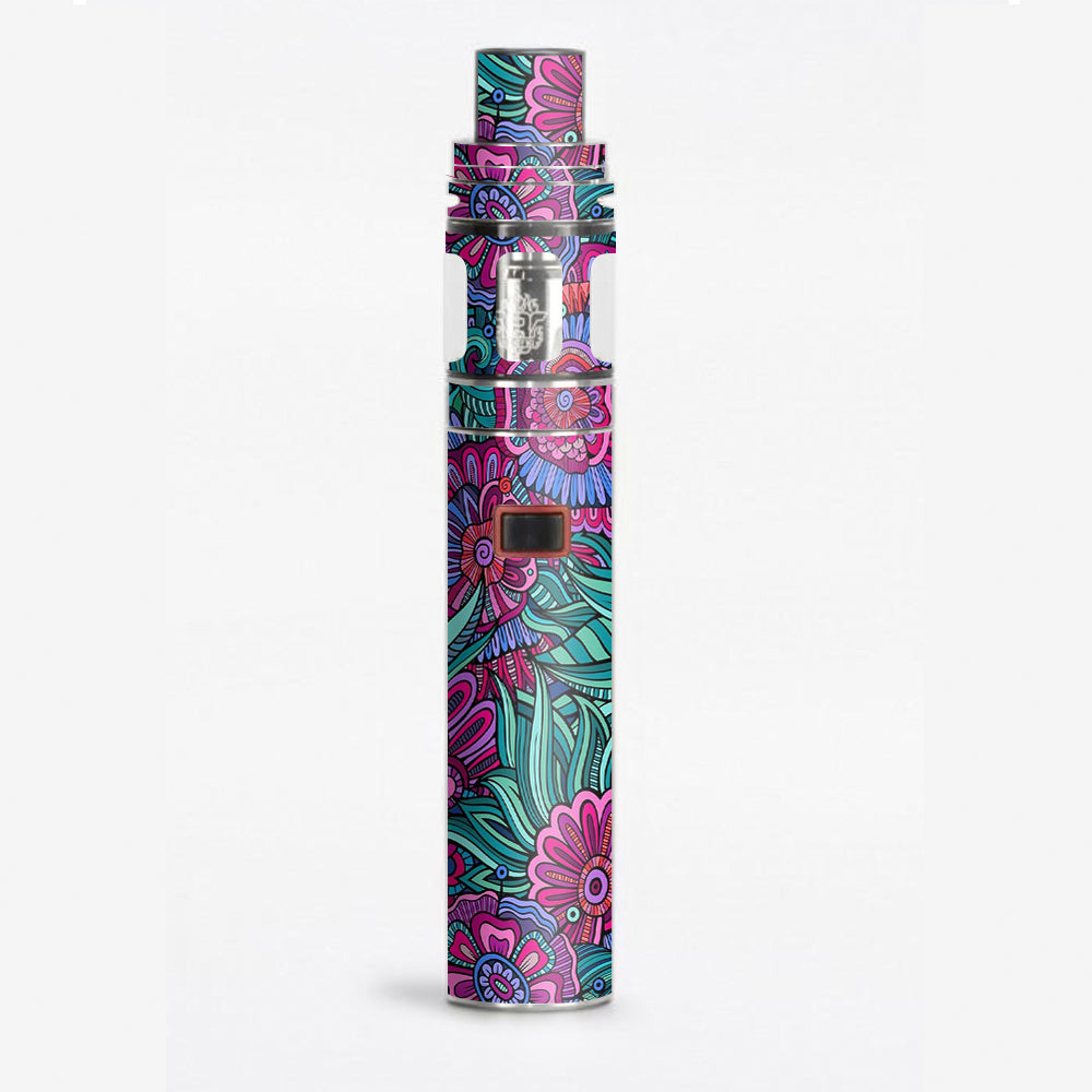  Floral Flowers Retro Smok Stick X8 Skin