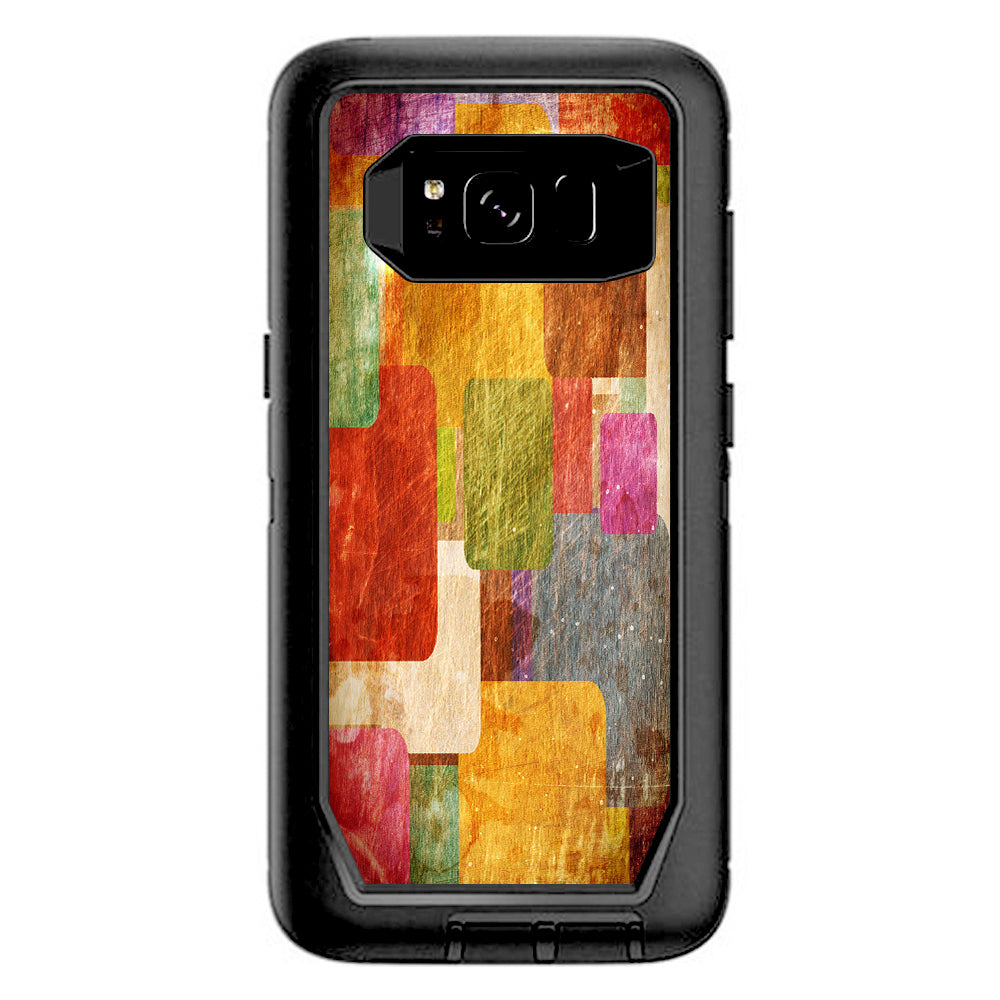  Grunge Pattern Otterbox Defender Samsung Galaxy S8 Skin