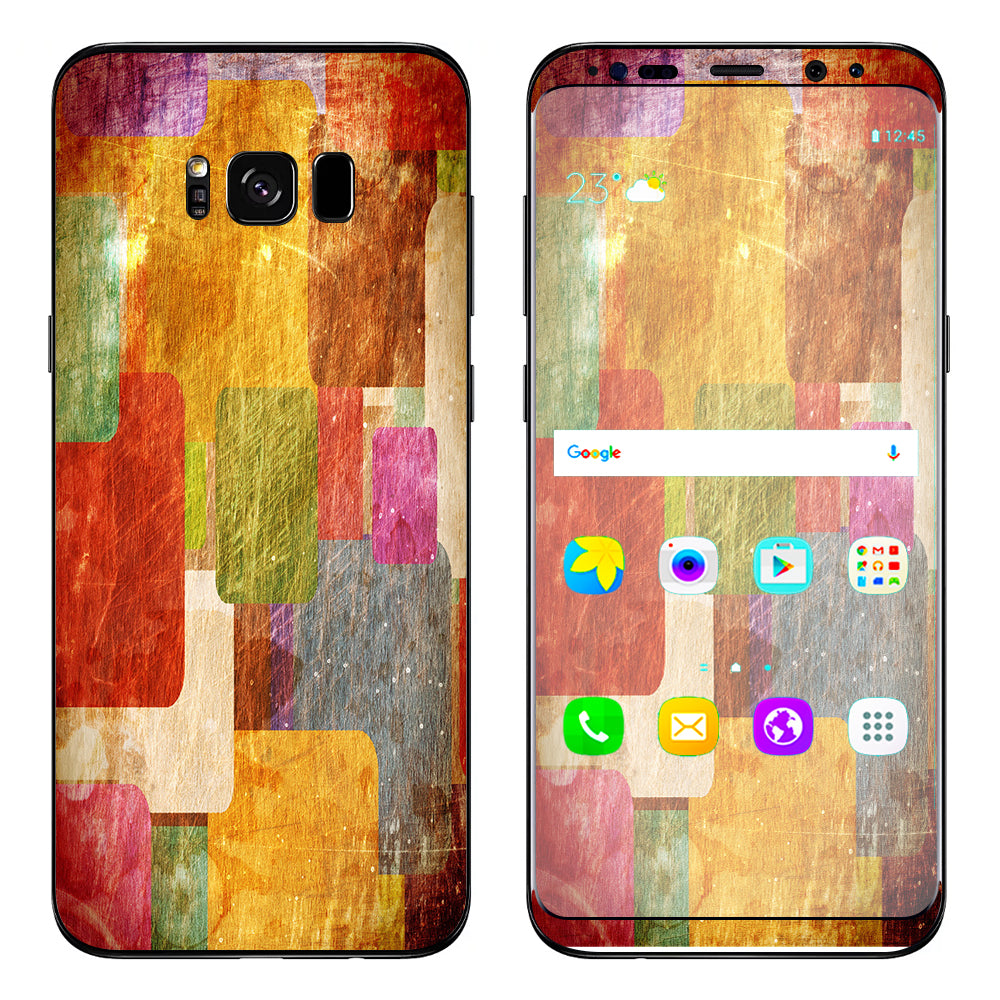  Grunge Pattern Samsung Galaxy S8 Skin