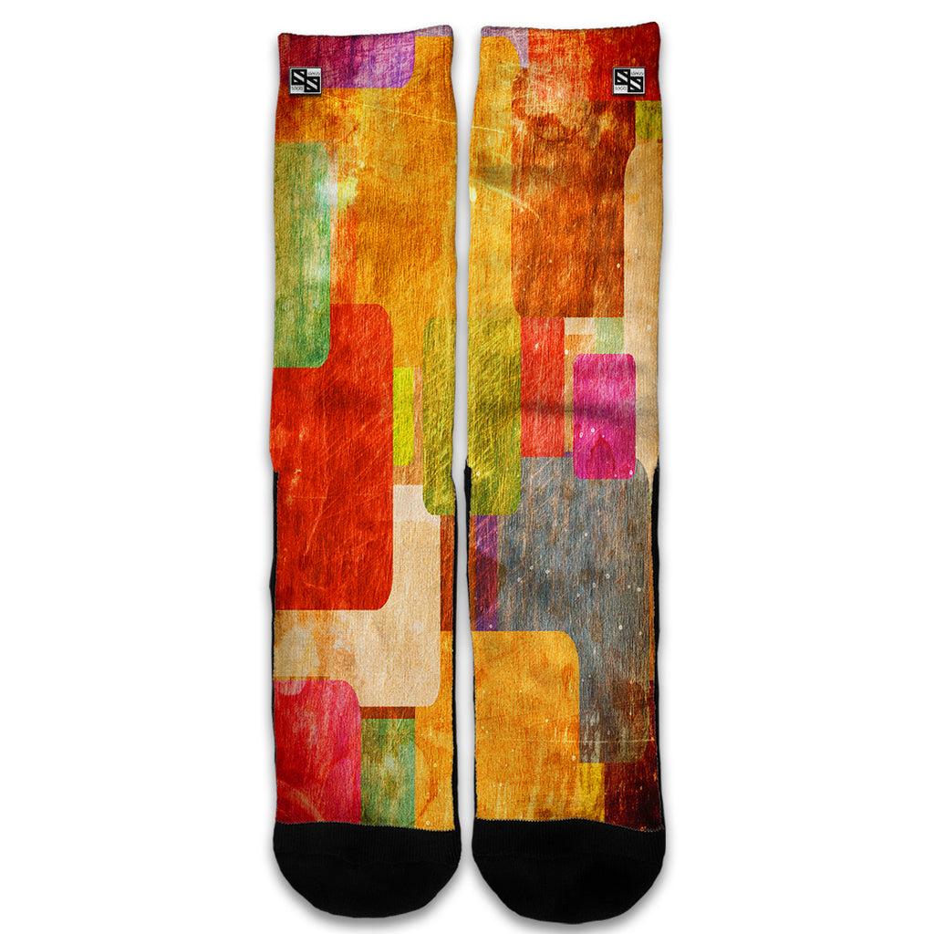  Grunge Pattern Universal Socks