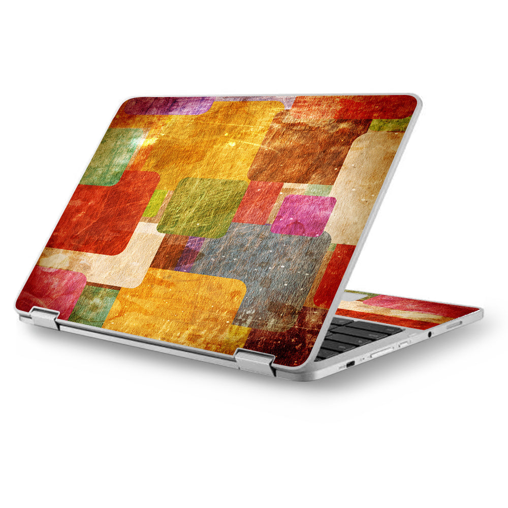  Grunge Pattern Asus Chromebook Flip 12.5" Skin