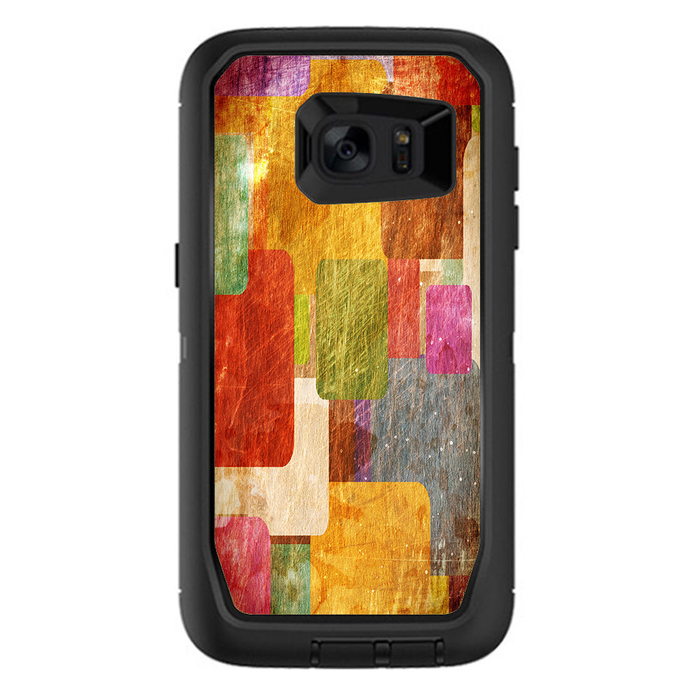  Grunge Pattern Otterbox Defender Samsung Galaxy S7 Edge Skin