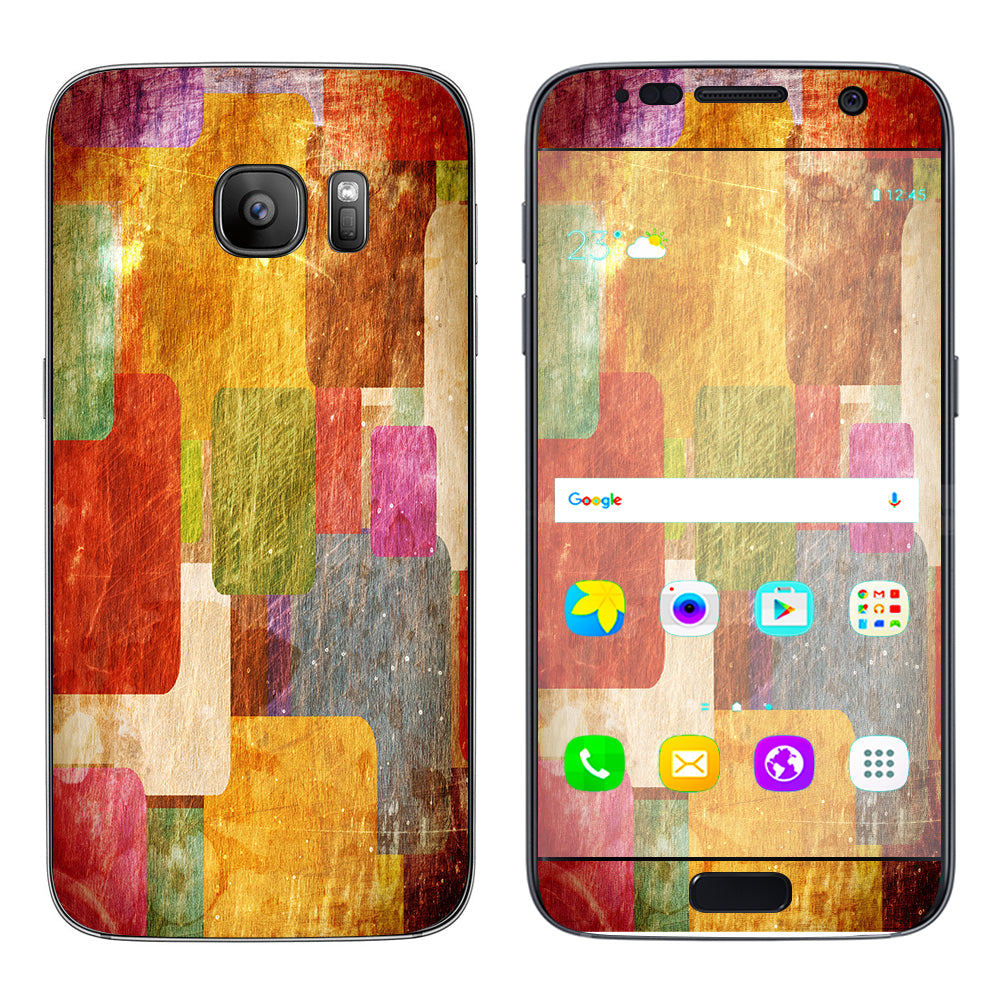  Grunge Pattern Samsung Galaxy S7 Skin