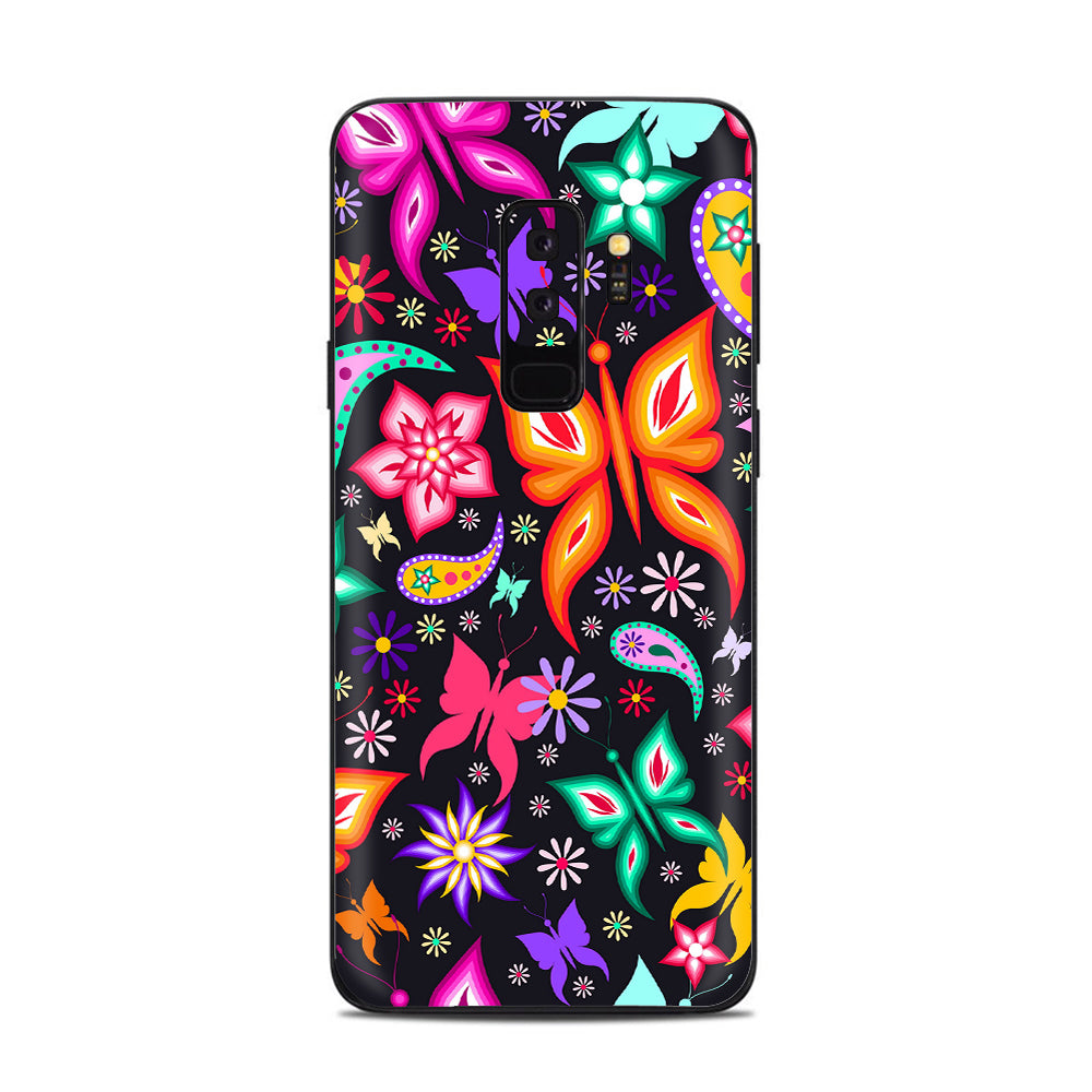 Floral Butterflies  Samsung Galaxy S9 Plus Skin