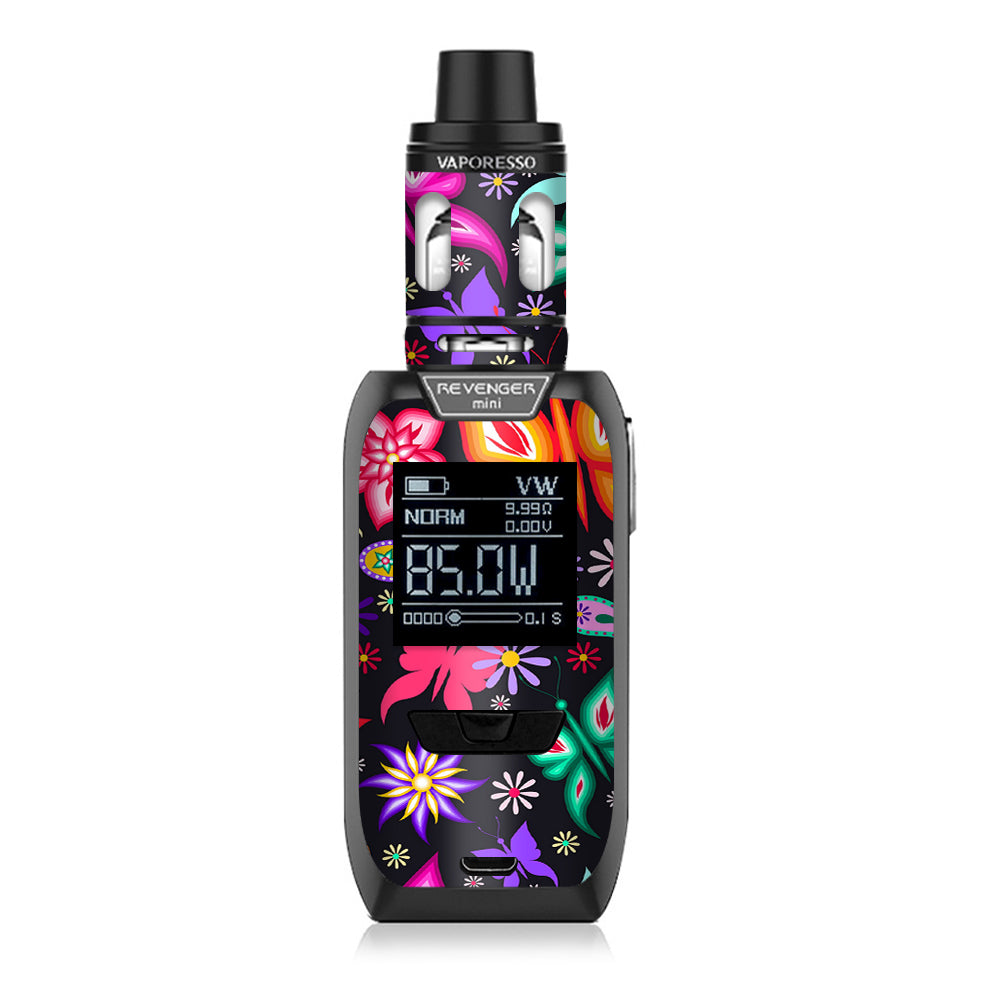  Floral Butterflies  Vaporesso Revenger Mini 85w Skin