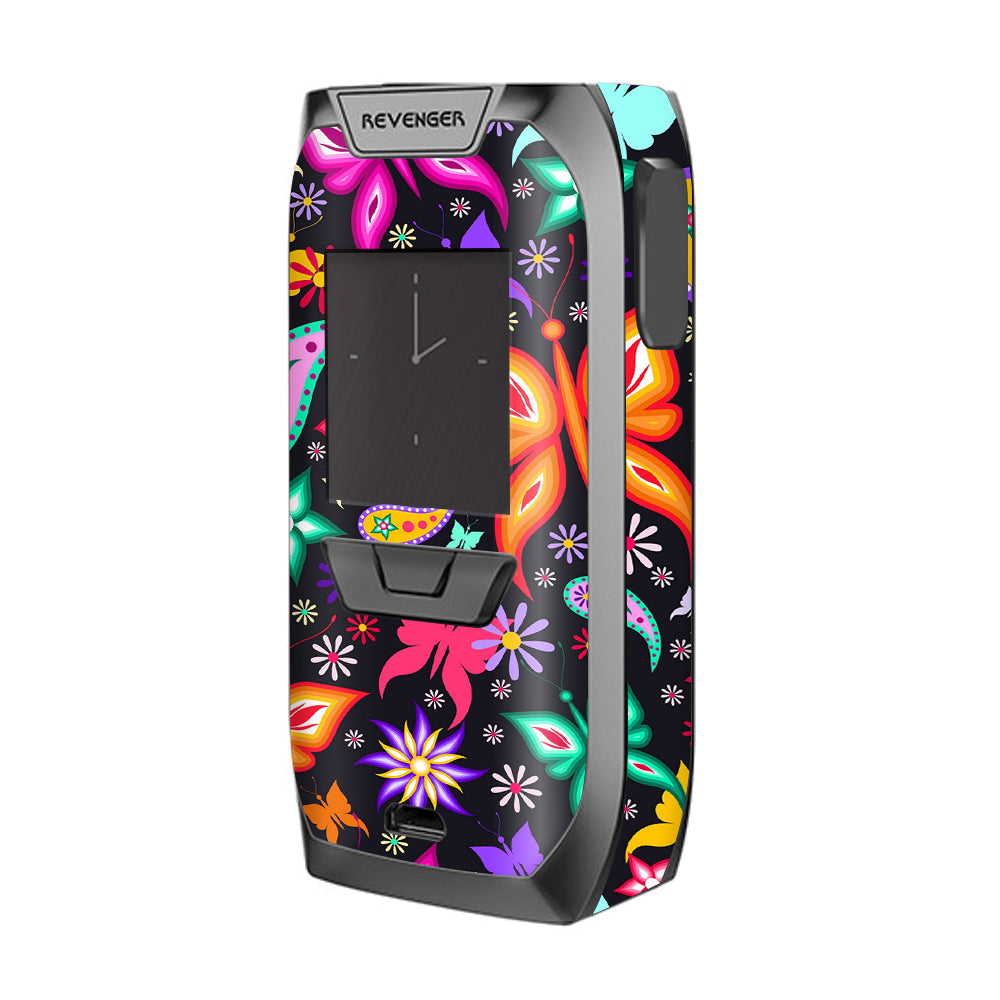  Floral Butterflies Vaporesso Revenger Skin