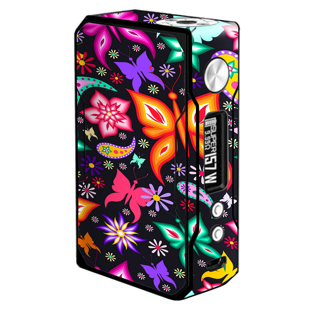  Floral Butterflies  Voopoo Drag 157w Skin