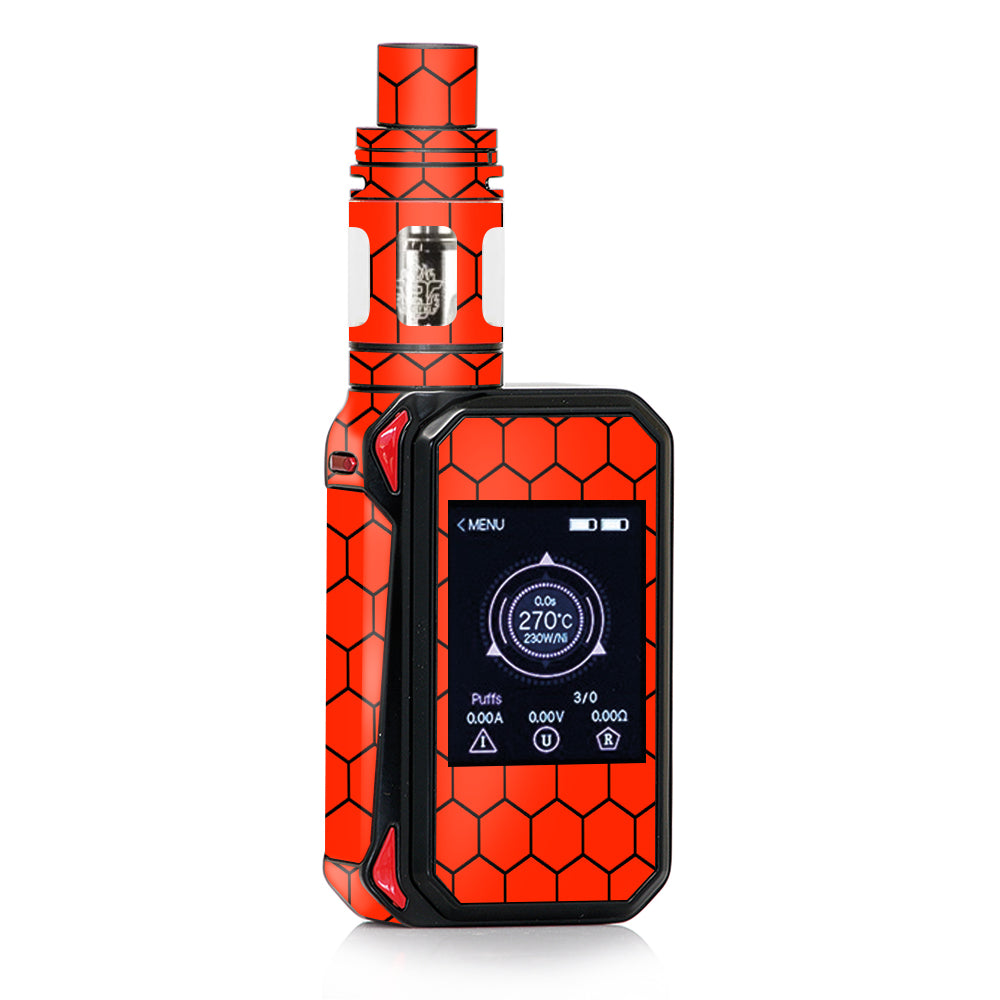  Red Honeycomb Ocatagon  Smok G-priv 2 Skin