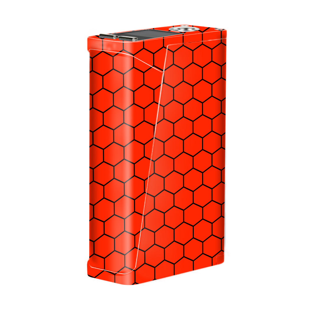  Red Honeycomb Ocatagon Smok H-Priv Skin