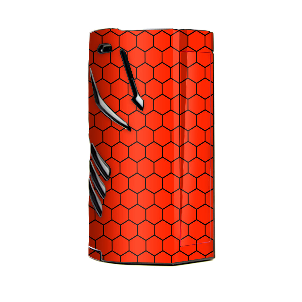  Red Honeycomb Ocatagon  T-Priv 3 Smok Skin