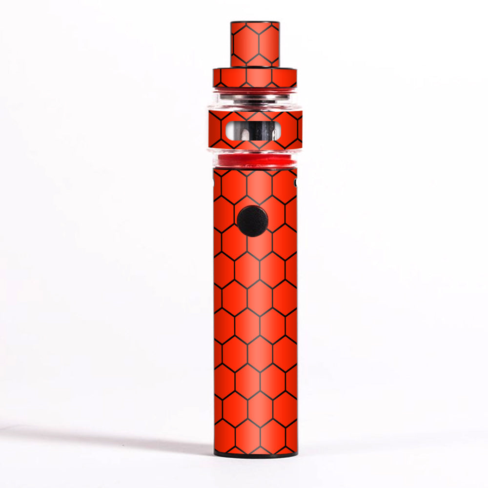 Red Honeycomb Ocatagon  Smok Pen 22 Light Edition Skin