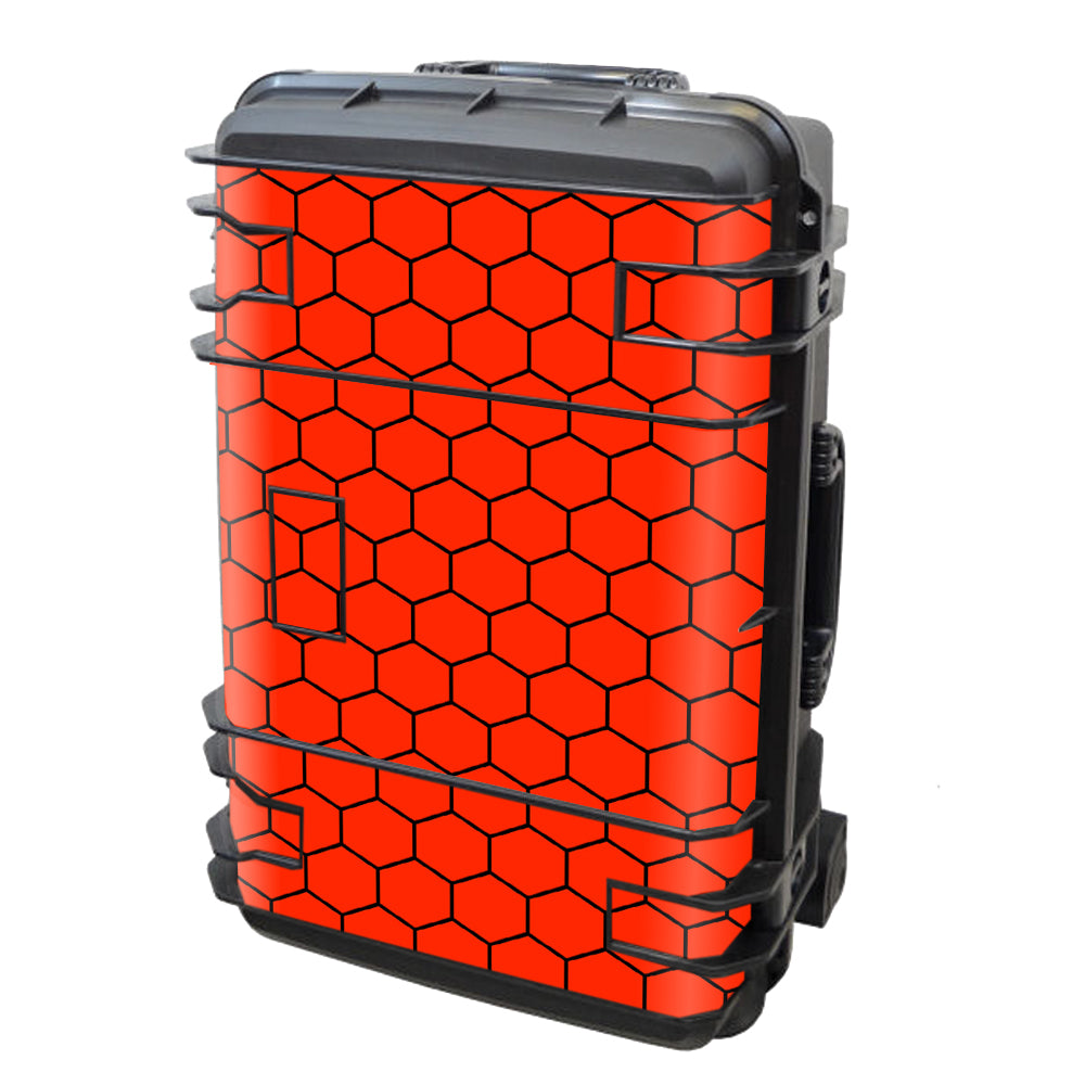  Red Honeycomb Ocatagon Seahorse Case Se-920 Skin