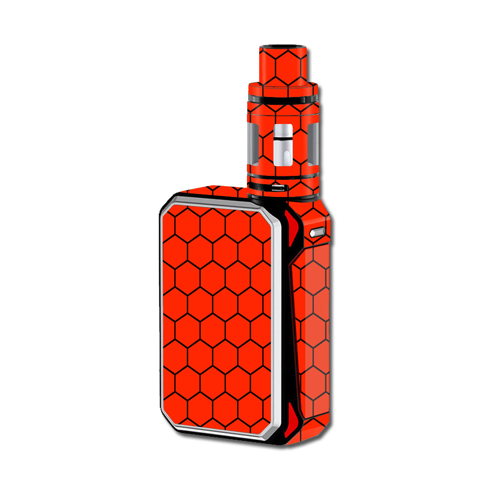  Red Honeycomb Ocatagon Smok G-Priv 220W Skin