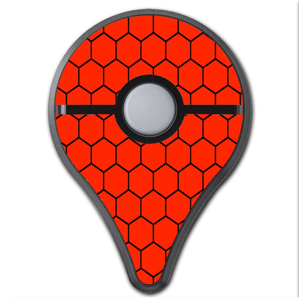  Red Honeycomb Ocatagon  Pokemon Go Plus Skin