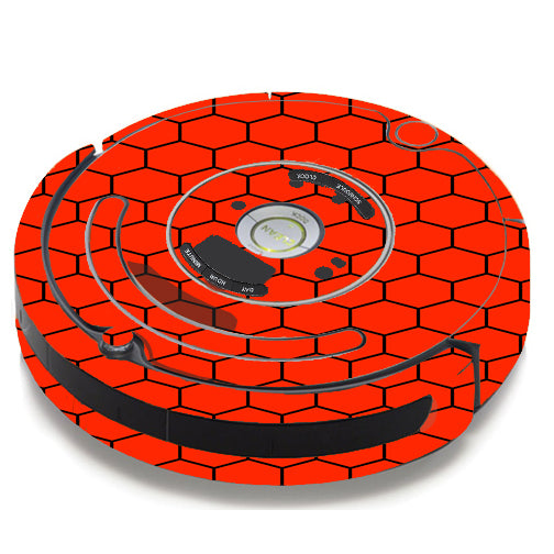  Red Honeycomb Ocatagon iRobot Roomba 650/655 Skin