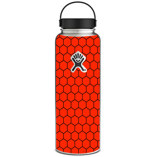  Red Honeycomb Ocatagon Hydroflask 40oz Wide Mouth Skin