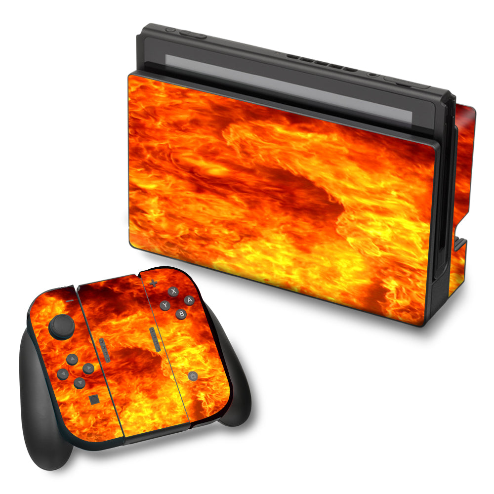  True Fire Flames Nintendo Switch Skin