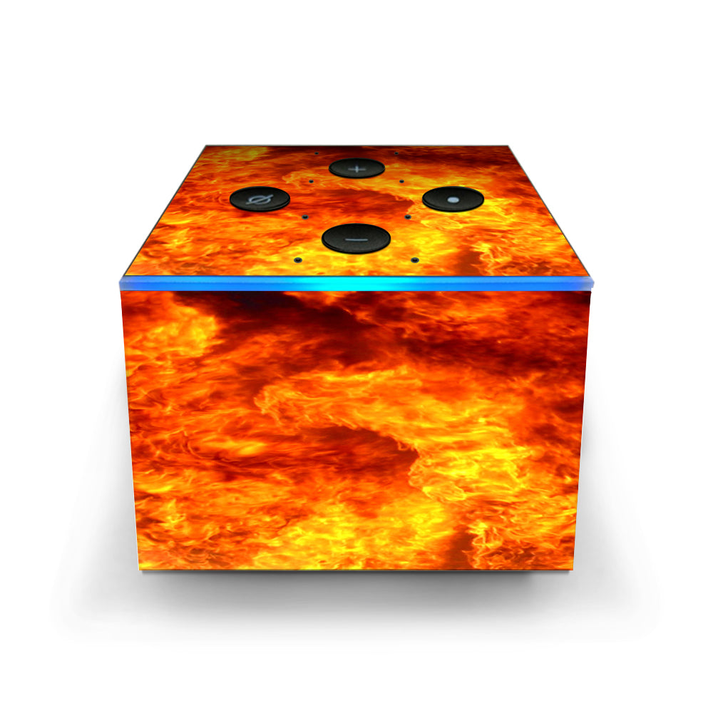  True Fire Flames Amazon Fire TV Cube Skin
