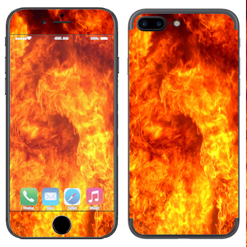  True Fire Flames Apple  iPhone 7+ Plus / iPhone 8+ Plus Skin