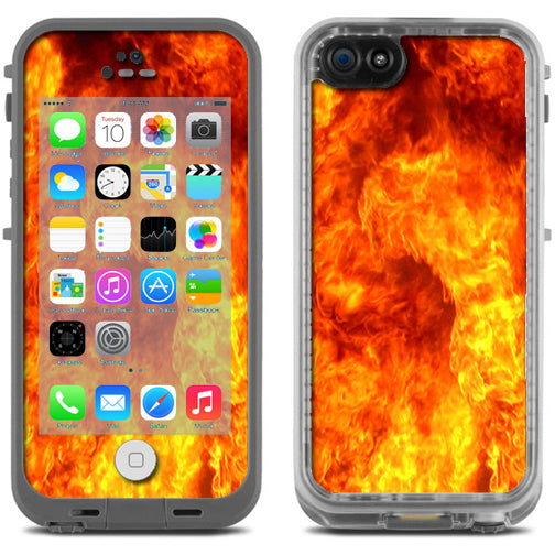  True Fire Flames Lifeproof Fre iPhone 5C Skin