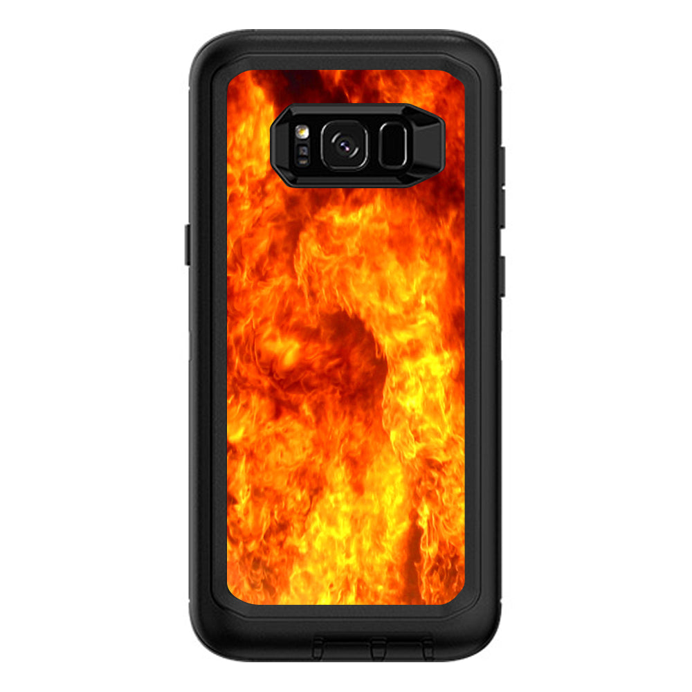  True Fire Flames Otterbox Defender Samsung Galaxy S8 Plus Skin