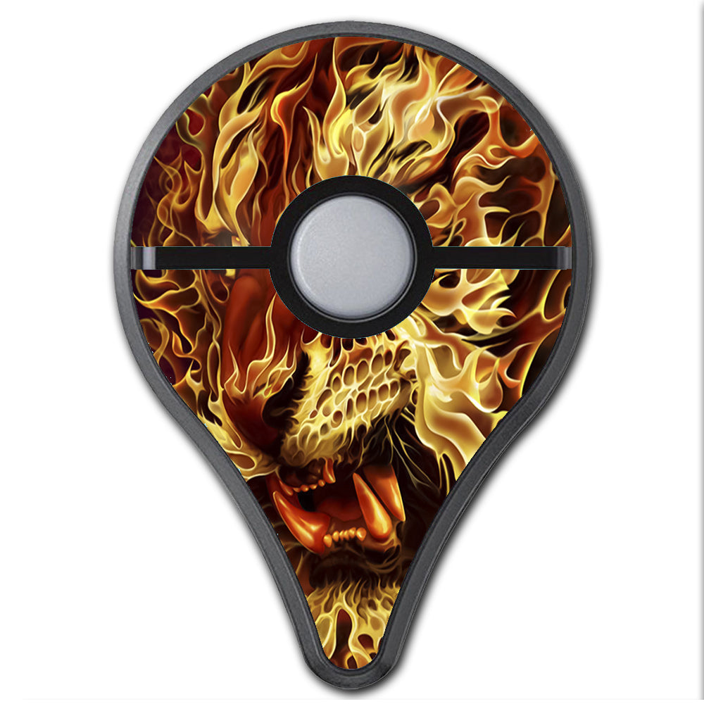  Tiger On Fire Pokemon Go Plus Skin