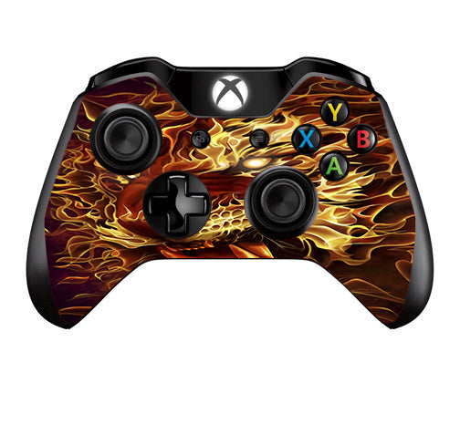  Tiger On Fire Microsoft Xbox One Controller Skin
