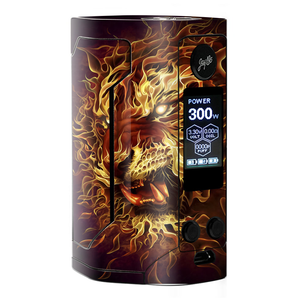  Tiger On Fire Wismec RX Gen 3 Skin