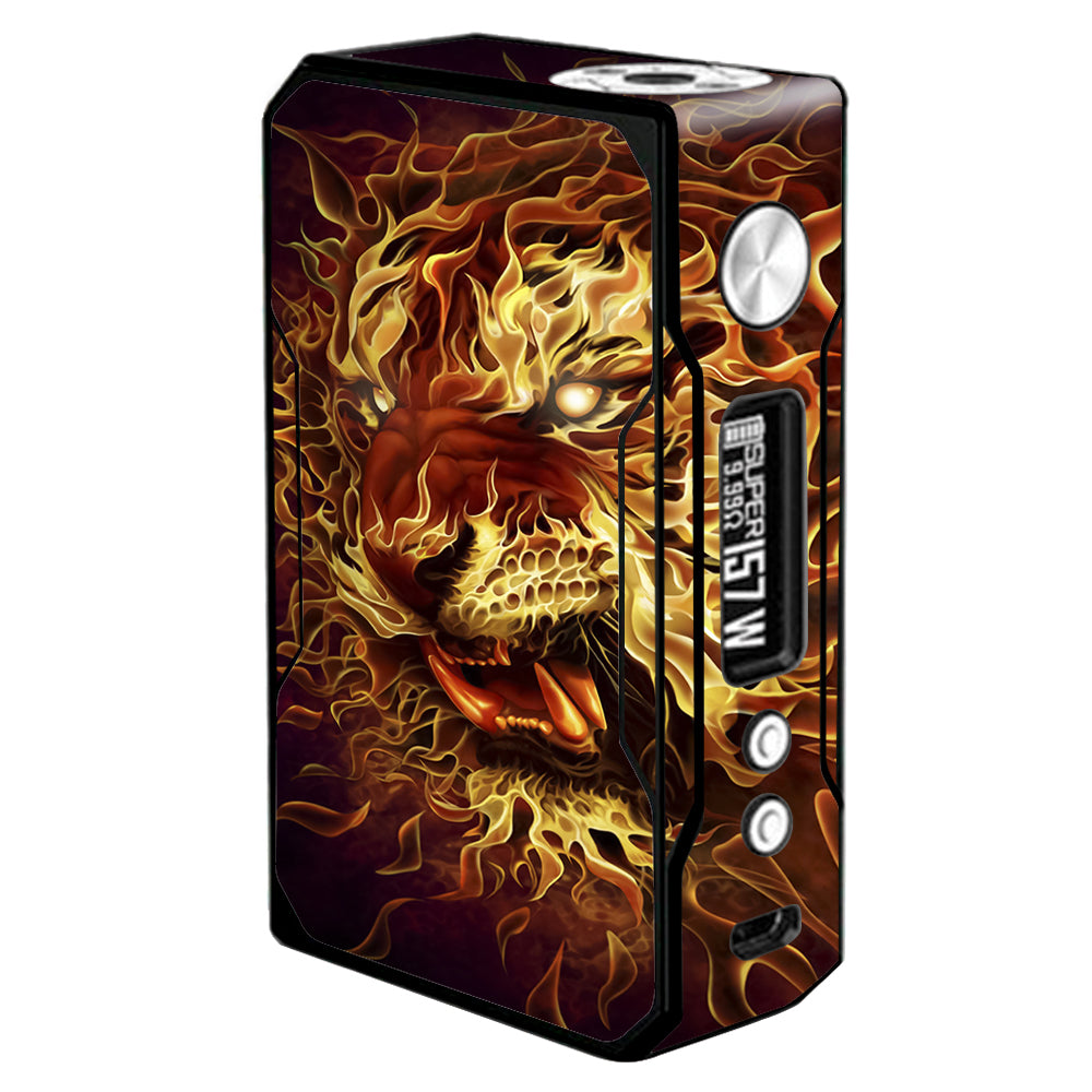  Tiger On Fire Voopoo Drag 157w Skin