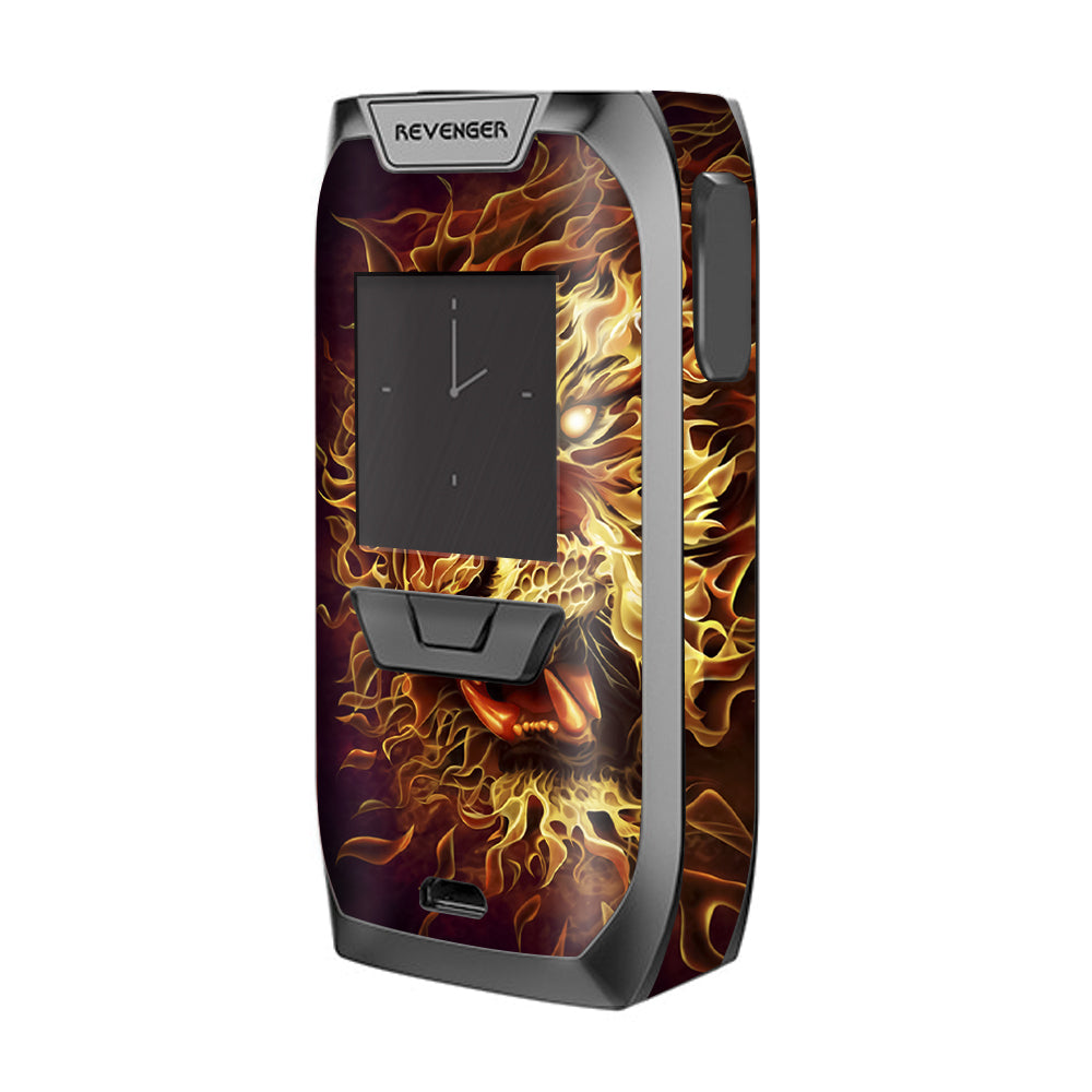  Tiger On Fire Vaporesso Revenger Skin