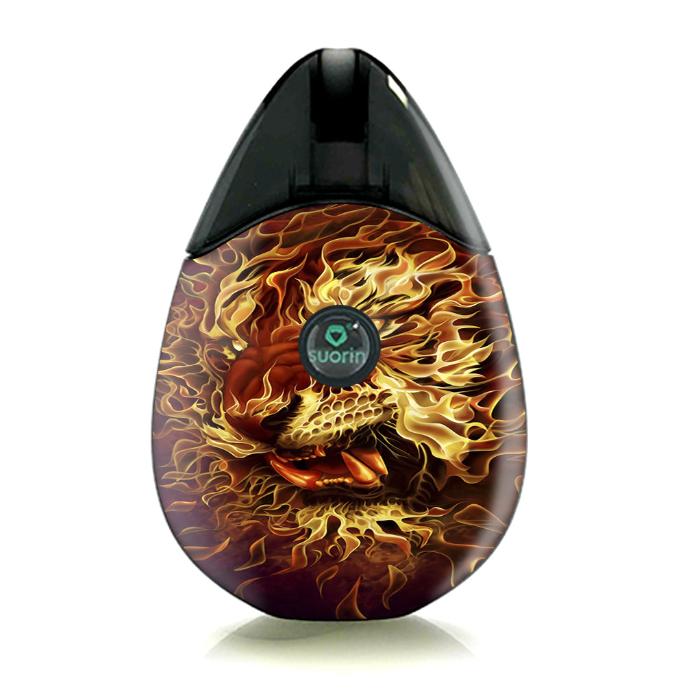  Tiger On Fire Suorin Drop Skin